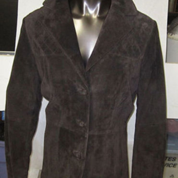 Liz Claiborne Jackets & Blazers - coat liz claiborne suede piel de porchno jacket